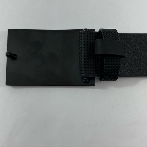 Armani Exchange Men’s Black 100% Genuine Leather Belt 105/42 NEW - Picture 3 of 11